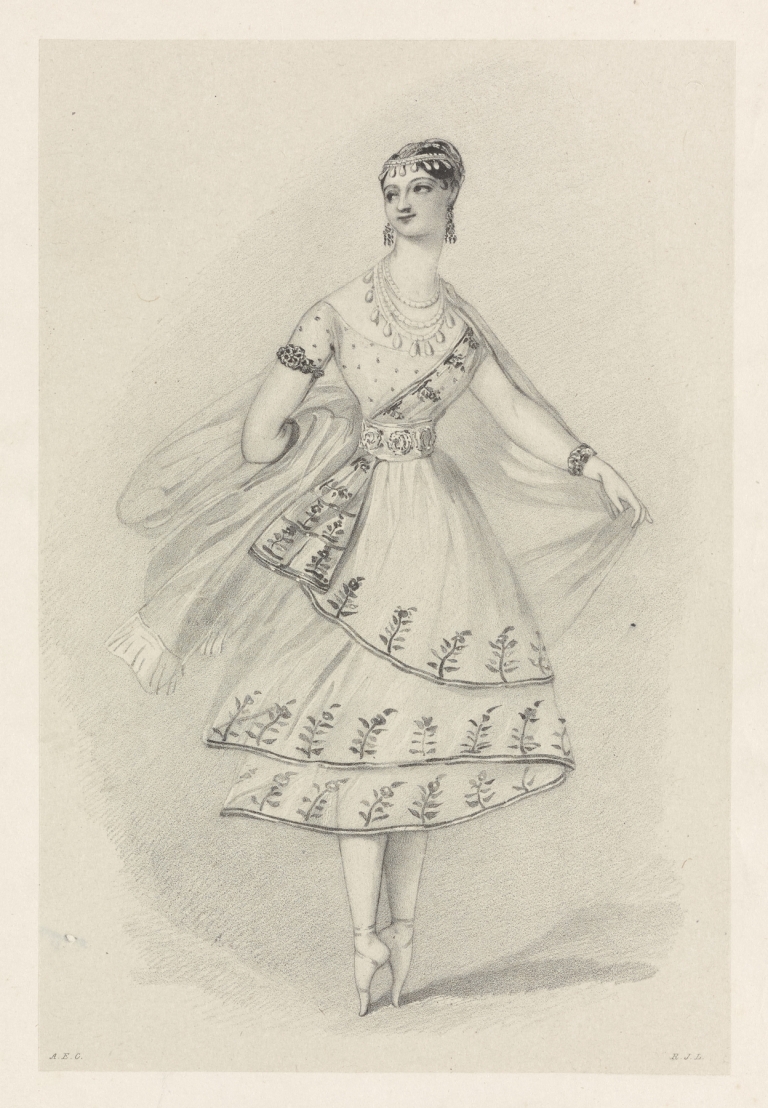 La bayadère by Alfred Edward Chalon