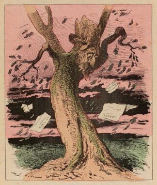 La chute des feuilles by André Gill