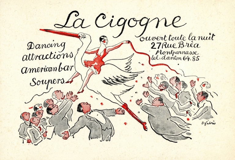 La cigogne by O. Fabrès