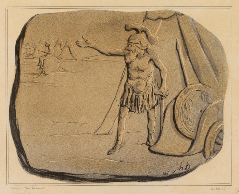 La colère d’Agamemnon by Honoré Daumier