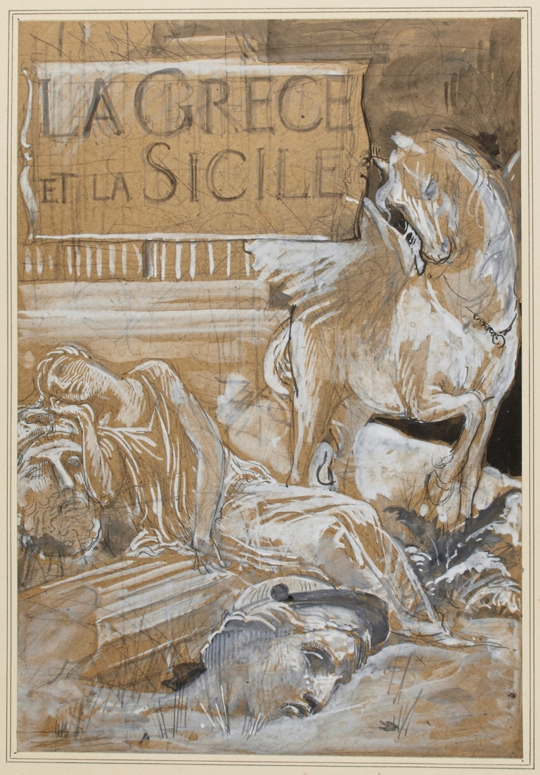 La Crece et la Sicile by Luc-Olivier Merson
