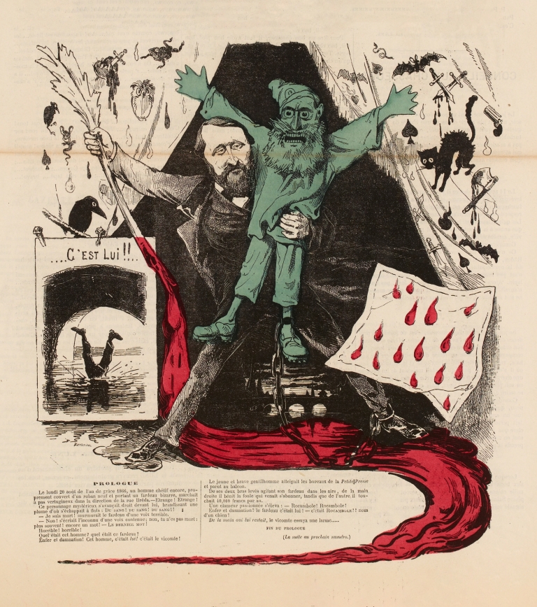 La dernière mort de Rocambole by André Gill