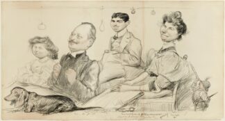 La famille Gouverné by Charles-Lucien Léandre