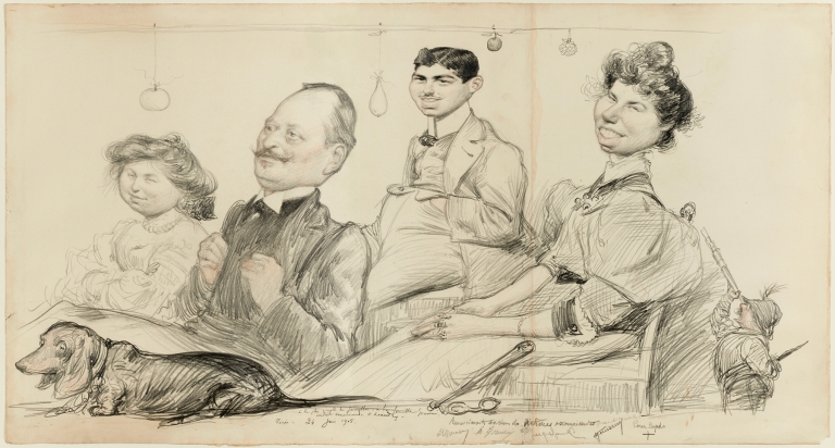 La famille Gouverné by Charles-Lucien Léandre
