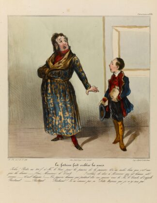 La fortune fait oublier les amis by Honoré Daumier