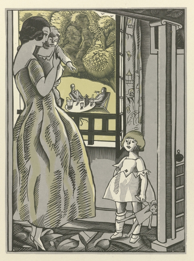 La jeune mère by Fernand Siméon