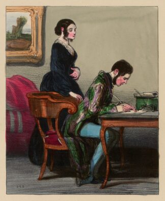 La lettre de Coquardeau by Paul Gavarni