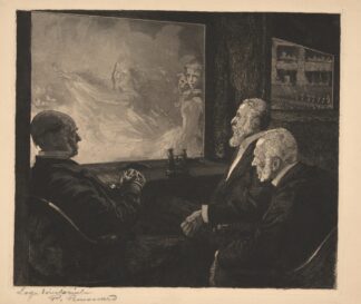 La loge directoriale a l’Opera by Charles Paul Renouard