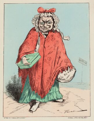 La mère Thiers par Faustin.Enfin ça y est c’te pauvre fille de République, j’y ai trouvé un bien brave homme.le c by Faustin Betbeder