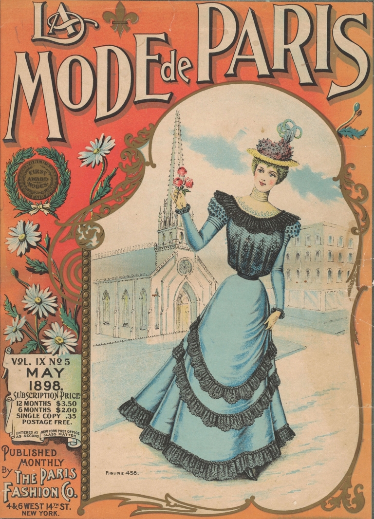 La Mode de Paris, May 1898, Vol. IX, No. 5, Figure 456 by Anonymous
