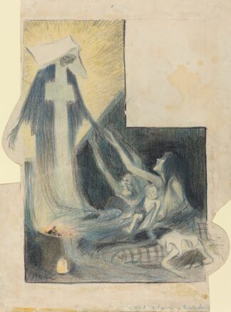 La mort des pauvres-Baudelaire by Théophile Alexandre Steinlen