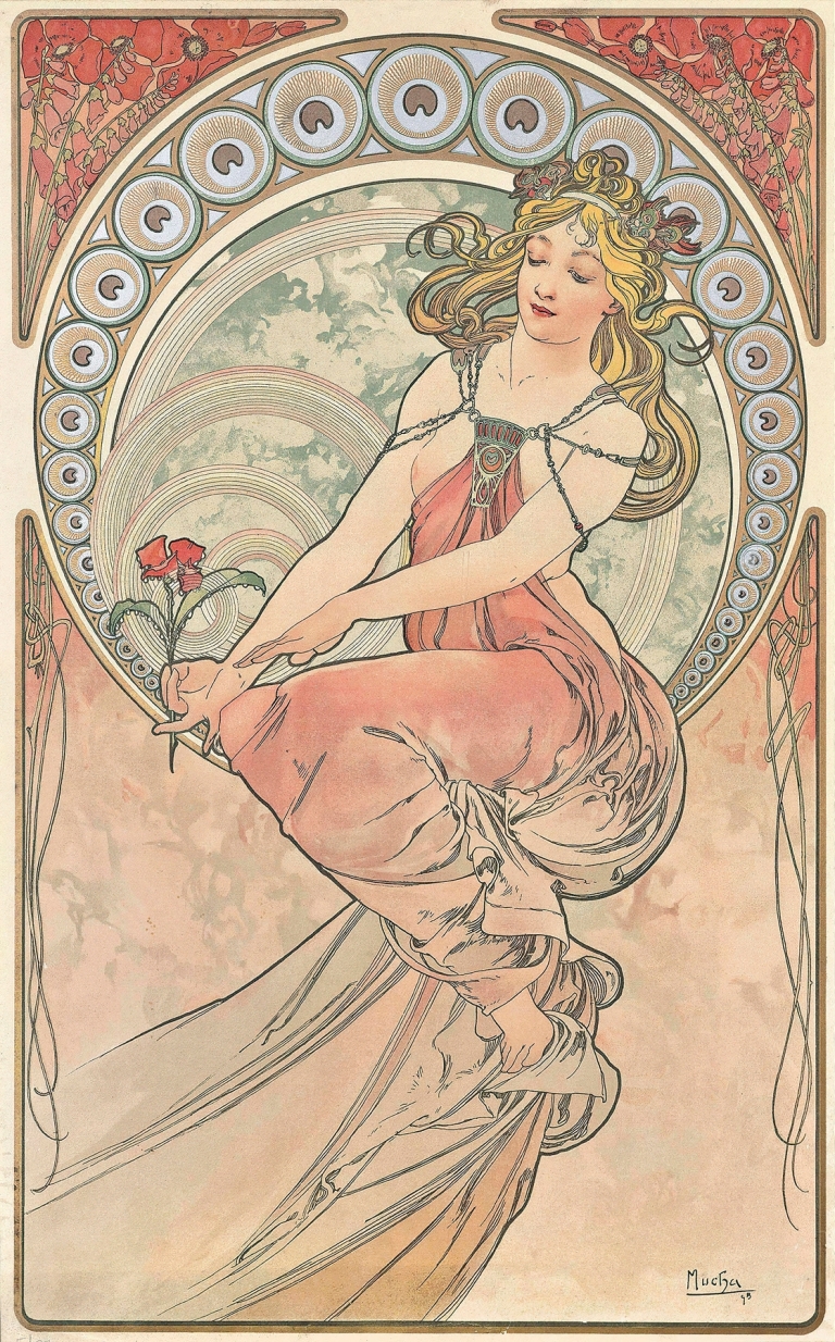 La Peinture by Alphonse Mucha