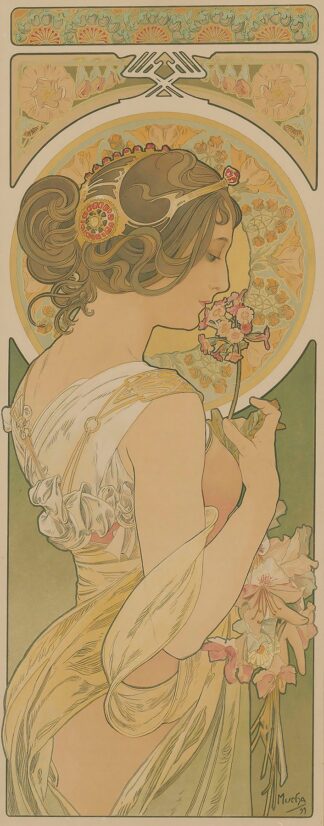 La Primevere by Alphonse Mucha