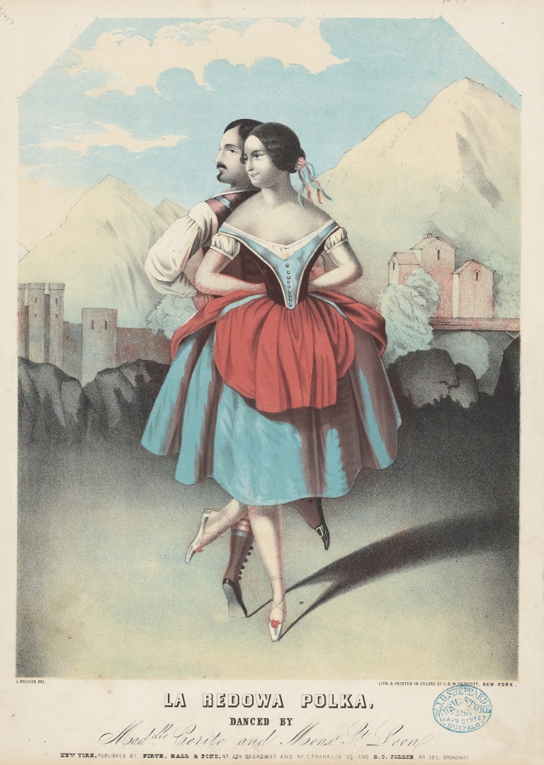 La Redowa polka danced by Madelle Cerito and Monsr. St. Leon by J. Bouvier