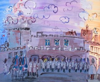 La relève de la garde à Saint-James’s Palace by Raoul Dufy