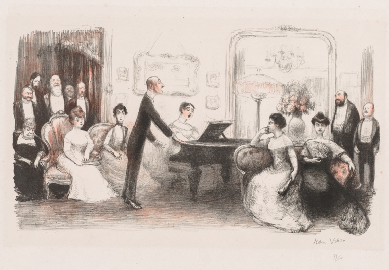 La Soirée Bourgeoise by Jean Veber
