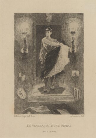 La vengeance d’une femme by Félicien Rops