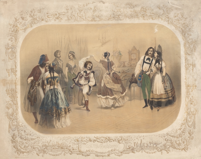 La vie parisienne by Eugène Charles François Guérard