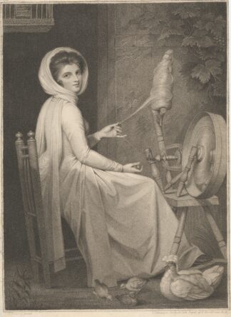 Lady Hamilton as the Spinster by George Romney