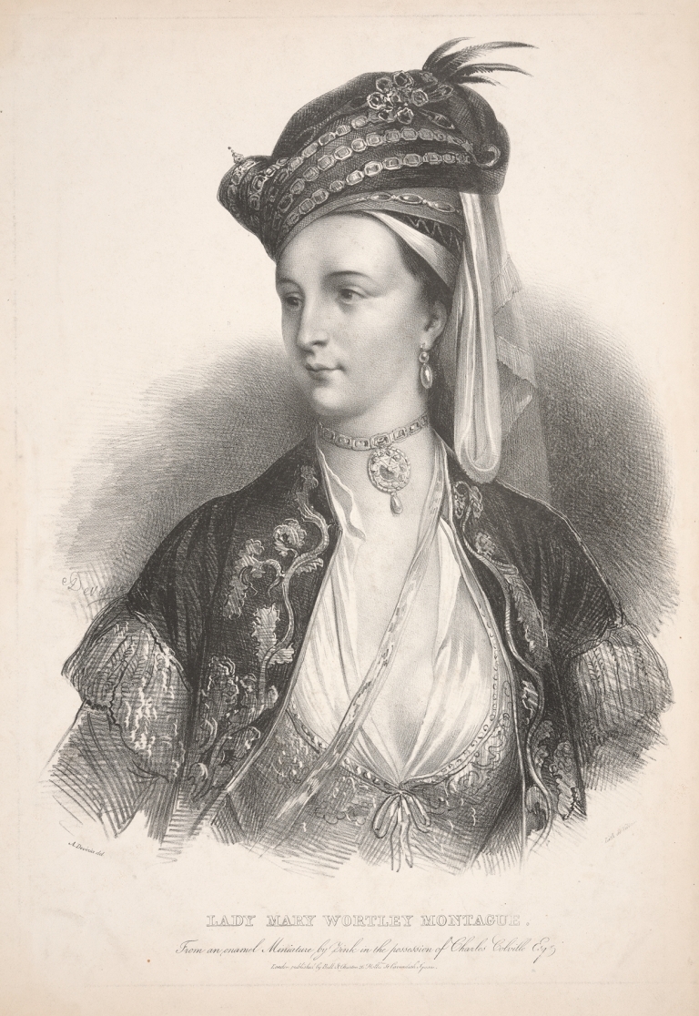 Lady Mary Wortley Montague. by Francois le Villain
