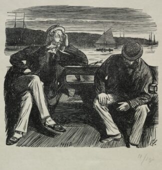 Lady Nelly – the Flirt by Charles Samuel Keene