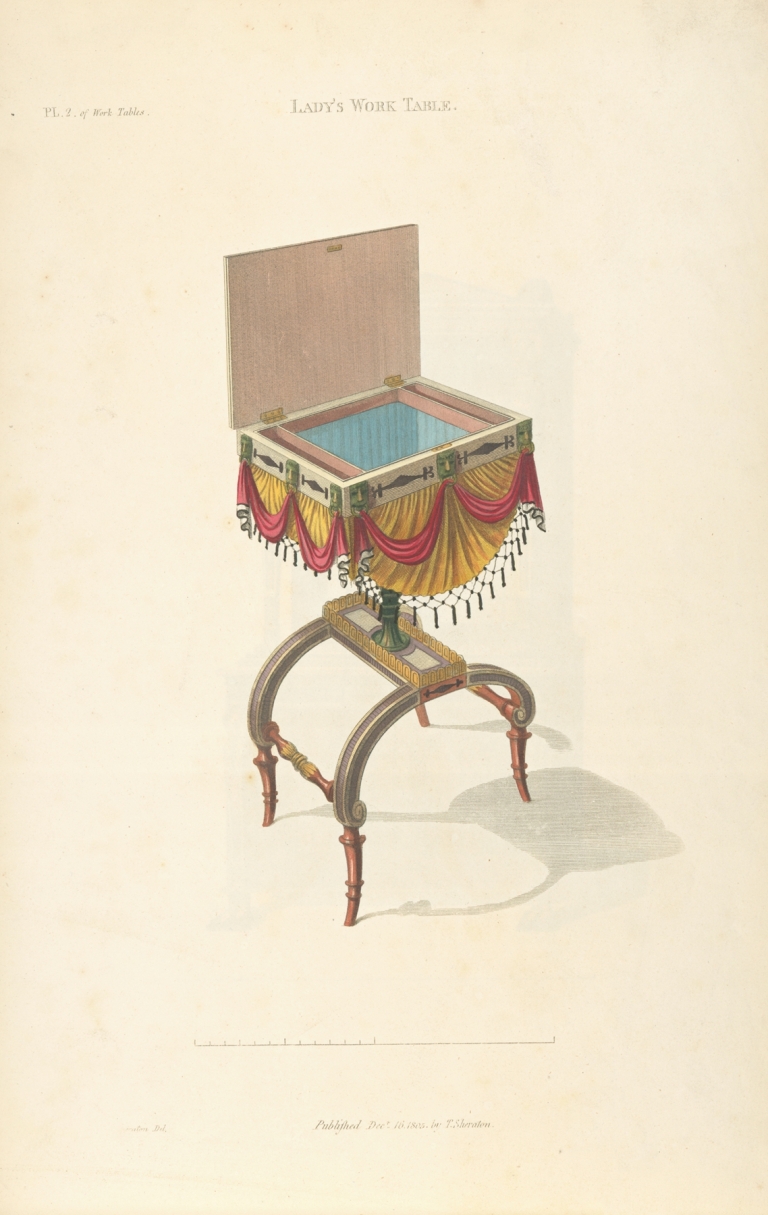 Lady’s work table 2 by Thomas Sheraton