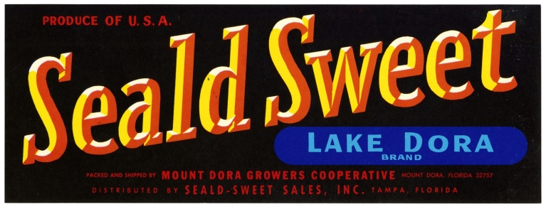 Lake Dora Brand Citrus Label by Anonymous