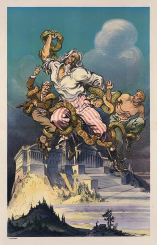 Laocoon in the toils by Udo Keppler