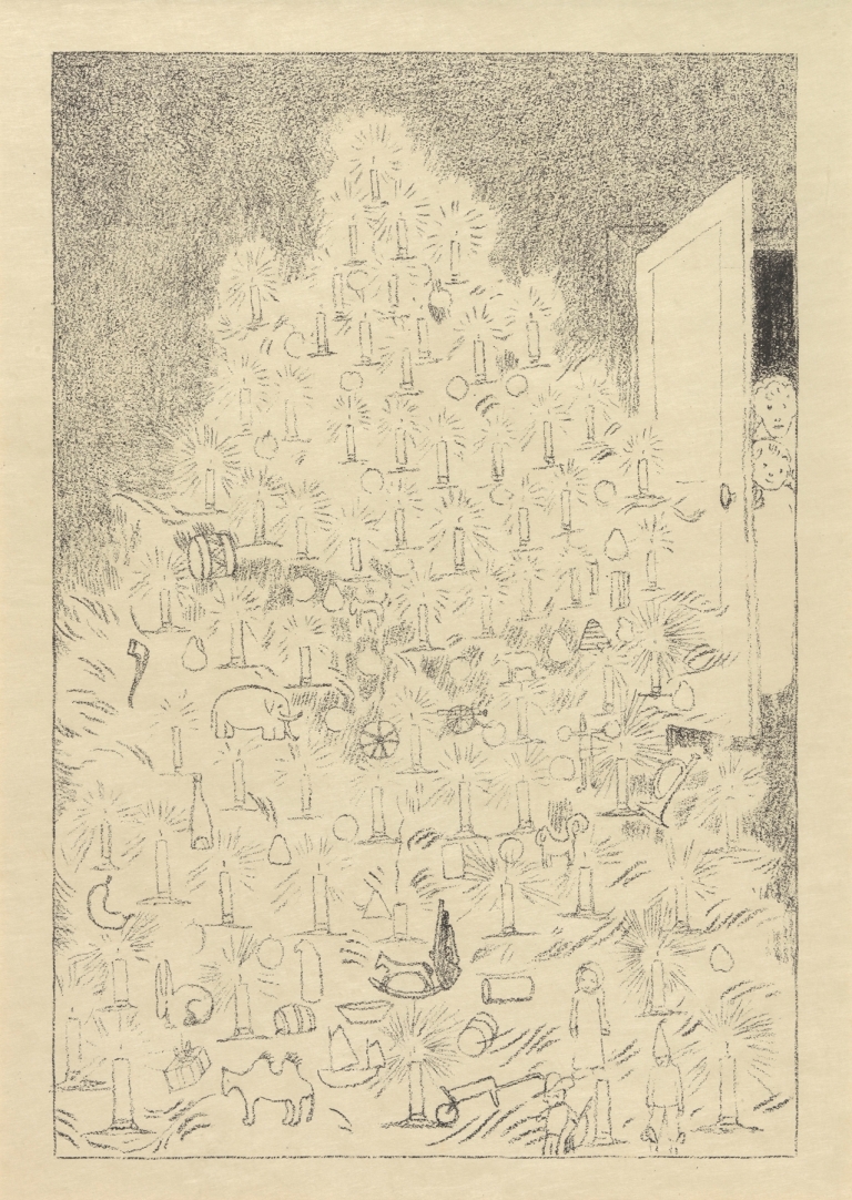 L’arbre de Noël by Léon Spilliaert