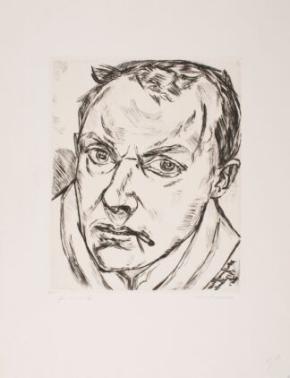 Large Self-Portrait by Max Beckmann