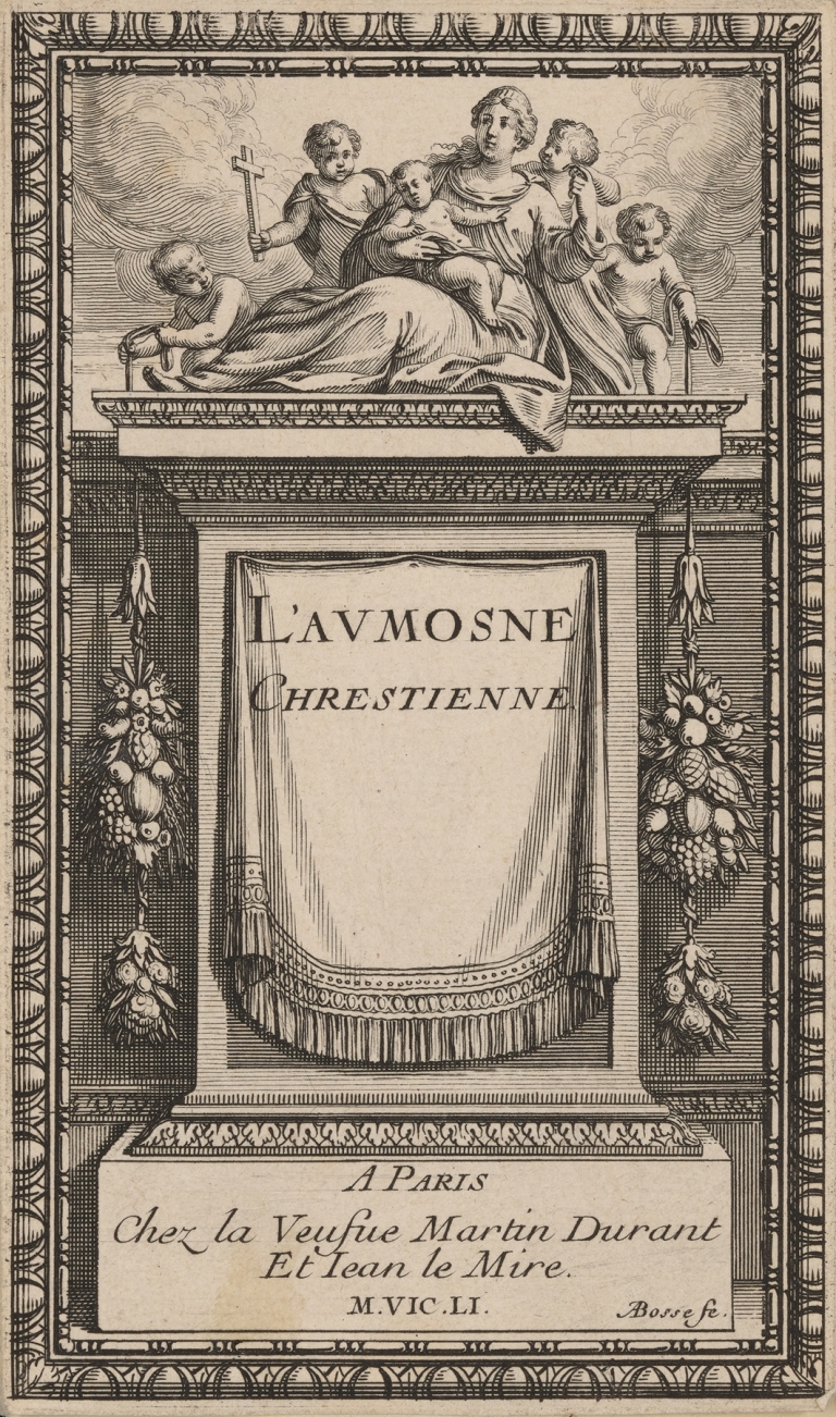 L’Aumosne Chrestienne by Abraham Bosse