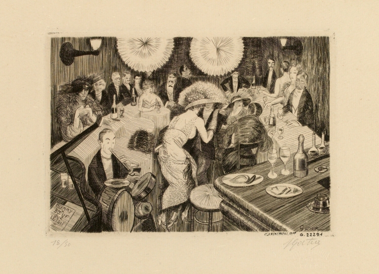 Le bar du B. sur le toit Dancing Le bœuf sur le toit by Pierre Gatier