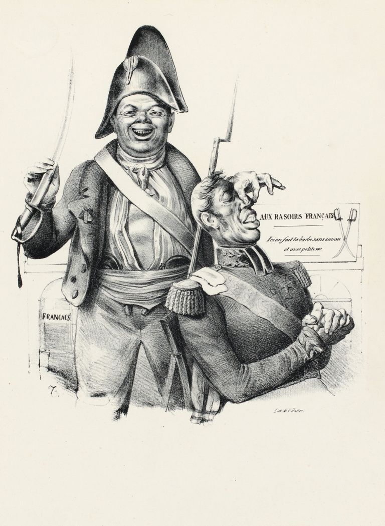 Le Barbier Parisien by Charles-Joseph Traviès de Villers