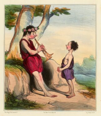 Le Berger de Virgile by Honoré Daumier