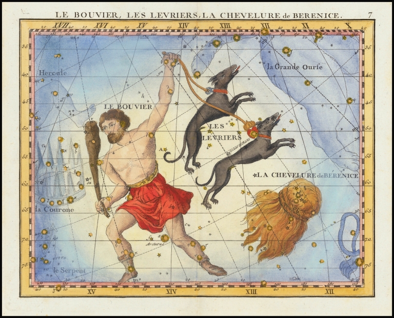 Le Bouvier, Les Levriers, La Chevelure de Berenice by John Flamsteed