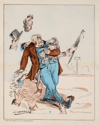 Le cauchemar du jour de l’an par H. Demare. La curée by Henri Demare
