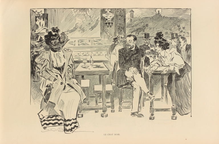 Le chat noir by Charles Dana Gibson