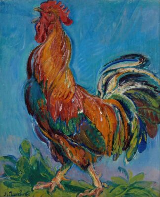 Le coq chantant by Nicolas Alexandrovitch Tarkhoff
