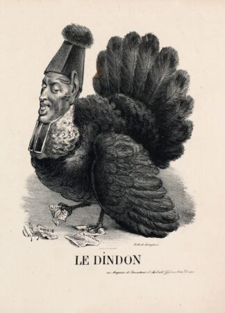Le dindon by Charles Philipon