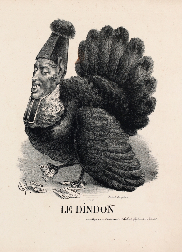 Le dindon by Charles Philipon