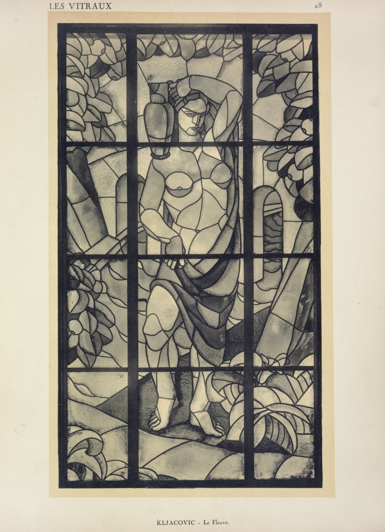 Le fleuve, au Pavillon du Royaume des Serbes, Croates et Slovènes by Jacques Gruber