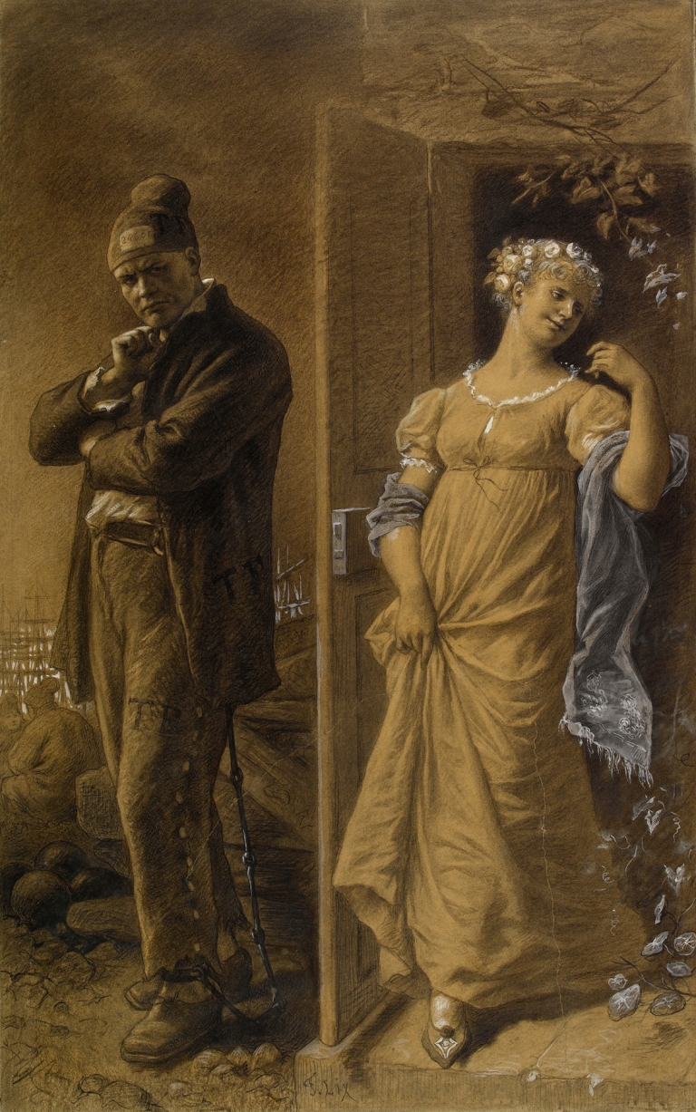 Le forçat et la prostituée by Frederic Theodore Lix