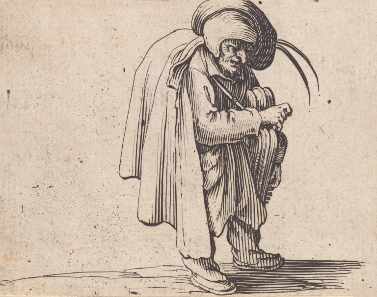 Le jouer de vielle by Jacques Callot