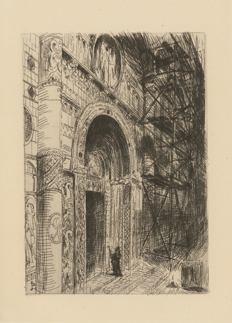Le Pape Pl.11 by Jean-Paul Laurens