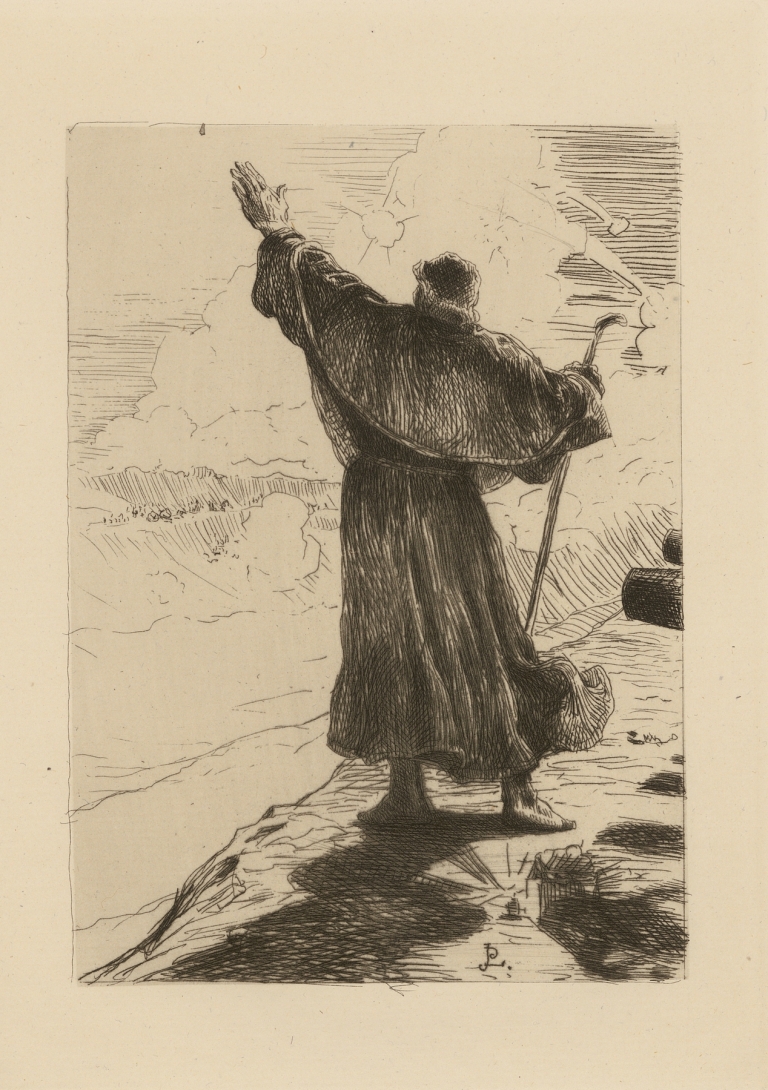 Le Pape Pl.13 by Jean-Paul Laurens
