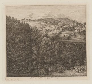 Le Precipice du Toubenloch derriere Boucheamps aux Environs de Bienne by Johann Joseph Hartmann