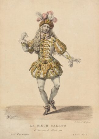 Le Sieur Ballon, 1er danseur de Louis XIV by Hippolyte Lecomte