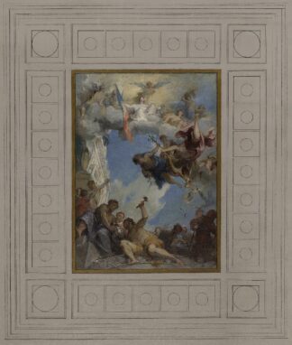 Le Travail sous l’égide de la République amène l’abondance et la prospérité by Henri Leopold Lévy
