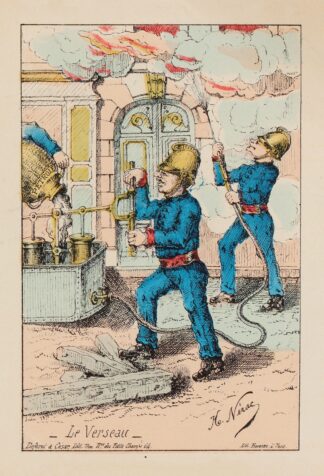 Le verseau Les pompiers de la commune by H. Nérac