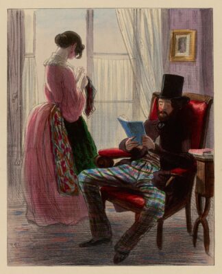 Le v’là. ote ton chapeau by Paul Gavarni